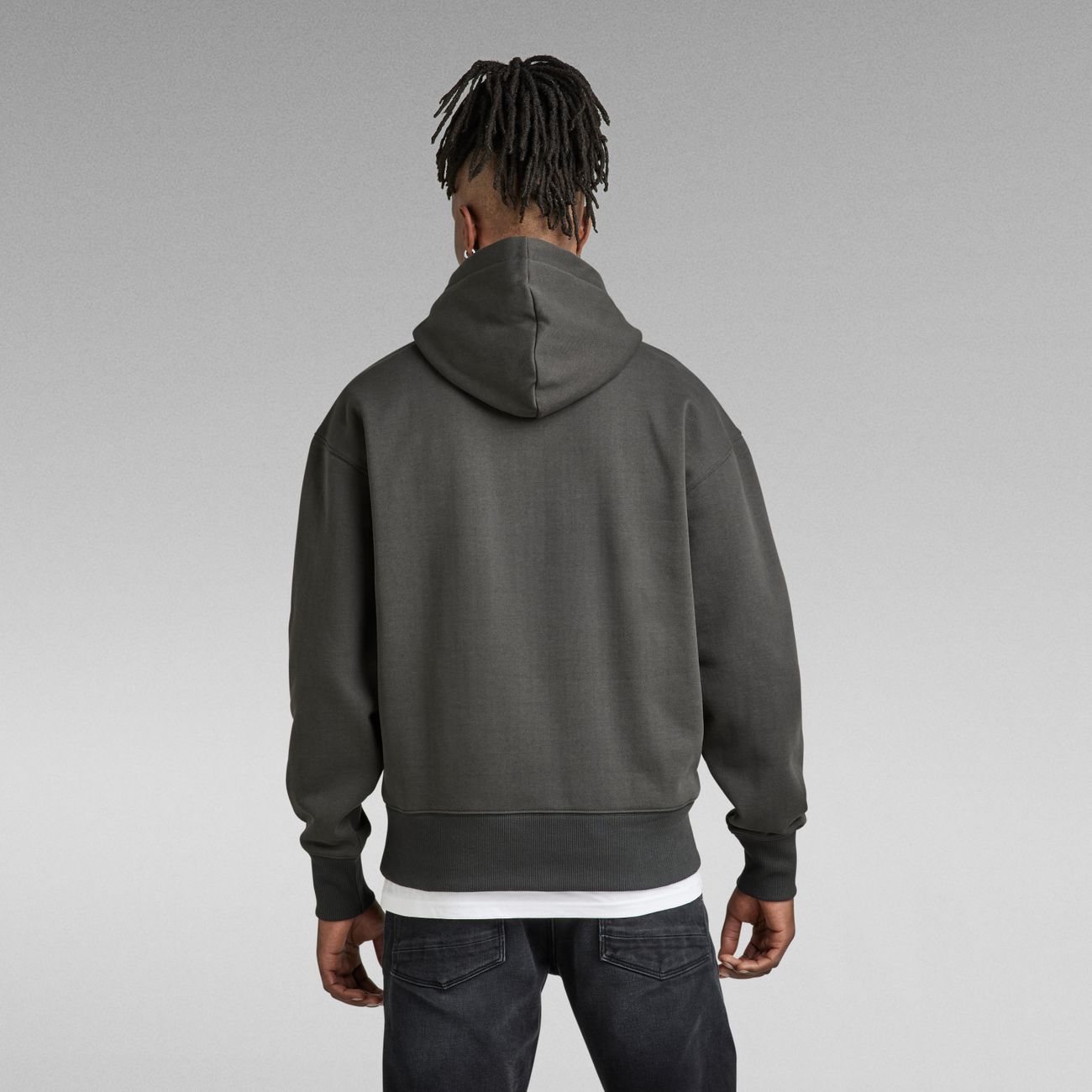 G-STAR RAW DENIM VULCANIC RAW LOOSE HOODED SWEAT Herren Sweatshirt - G-Star Raw Denim - SAGATOO - 8720346756417